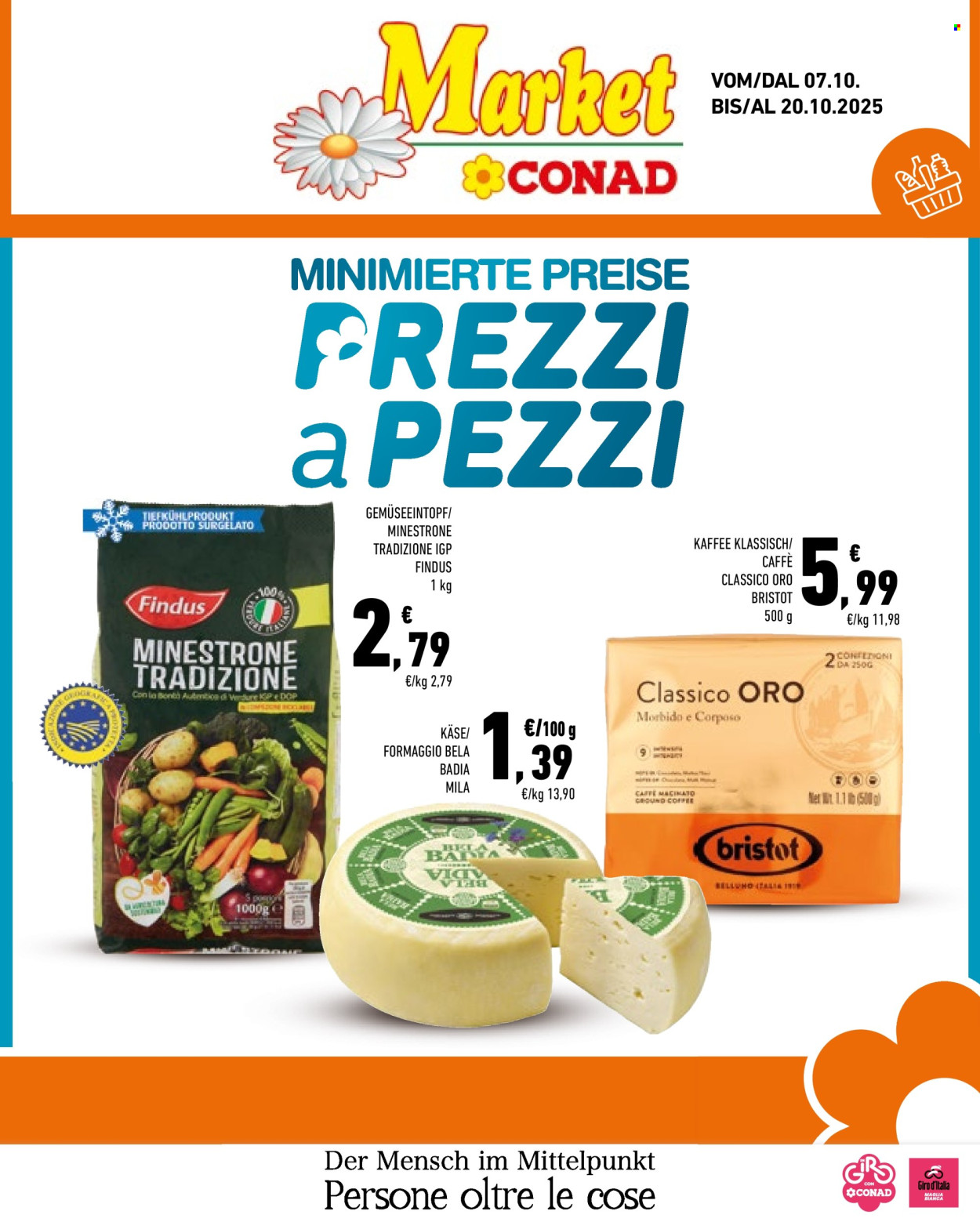 Volantino Market Conad - 7/10/2025 - 20/10/2025. Pagina 1