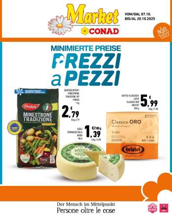 Volantino Market Conad - 7/10/2025 - 20/10/2025.