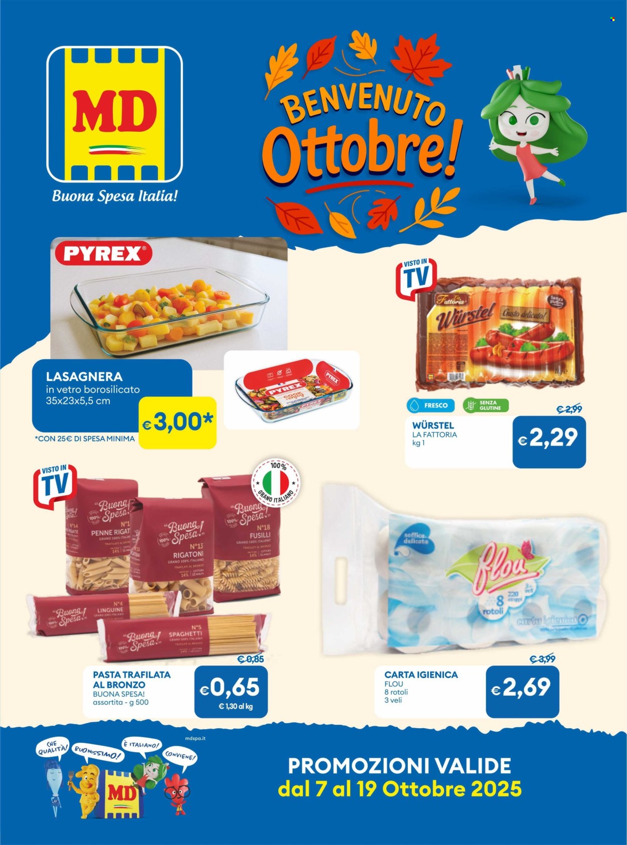 Volantino MD Discount - 7/10/2025 - 19/10/2025. Pagina 1