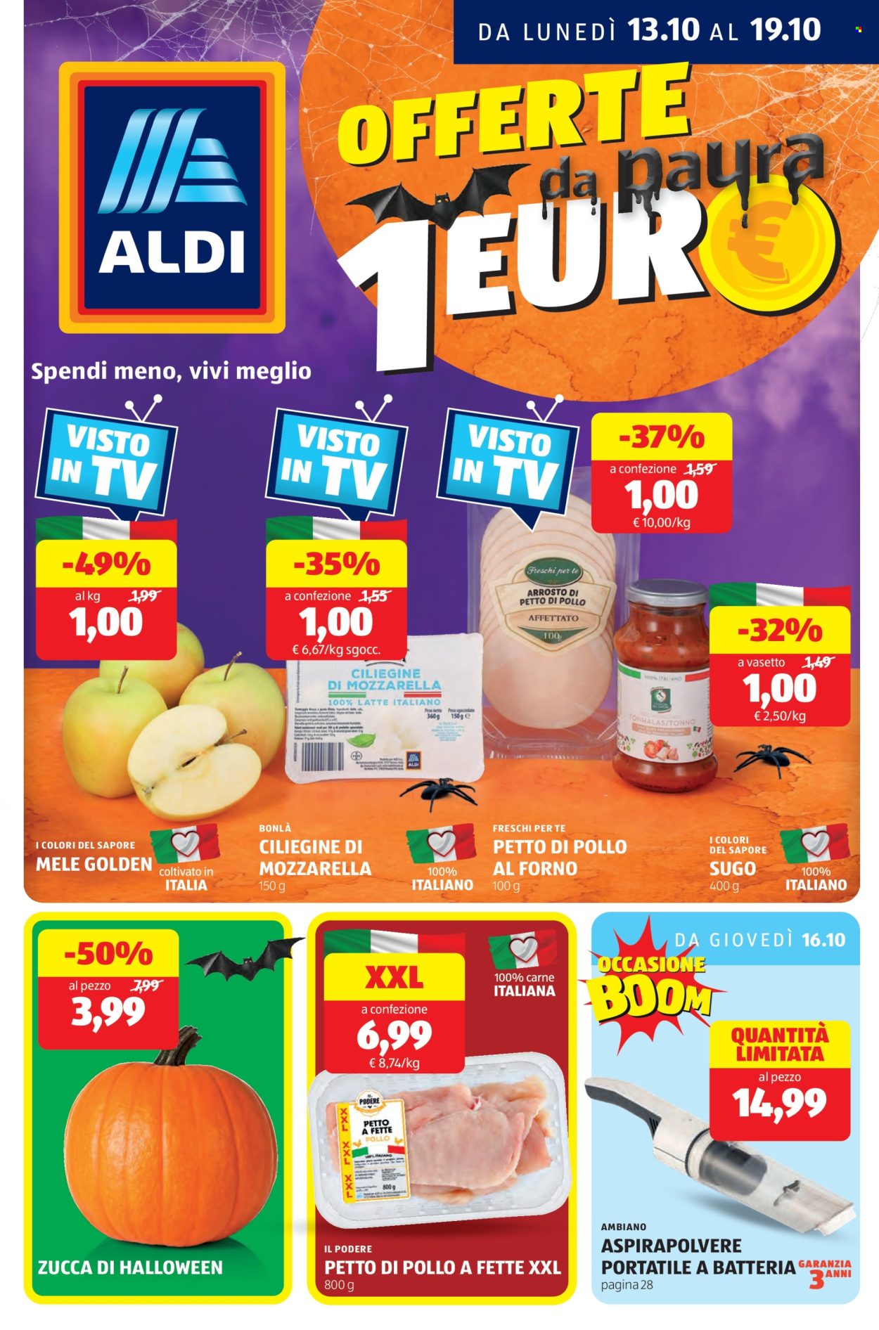 Volantino Aldi - 13/10/2025 - 19/10/2025. Pagina 1