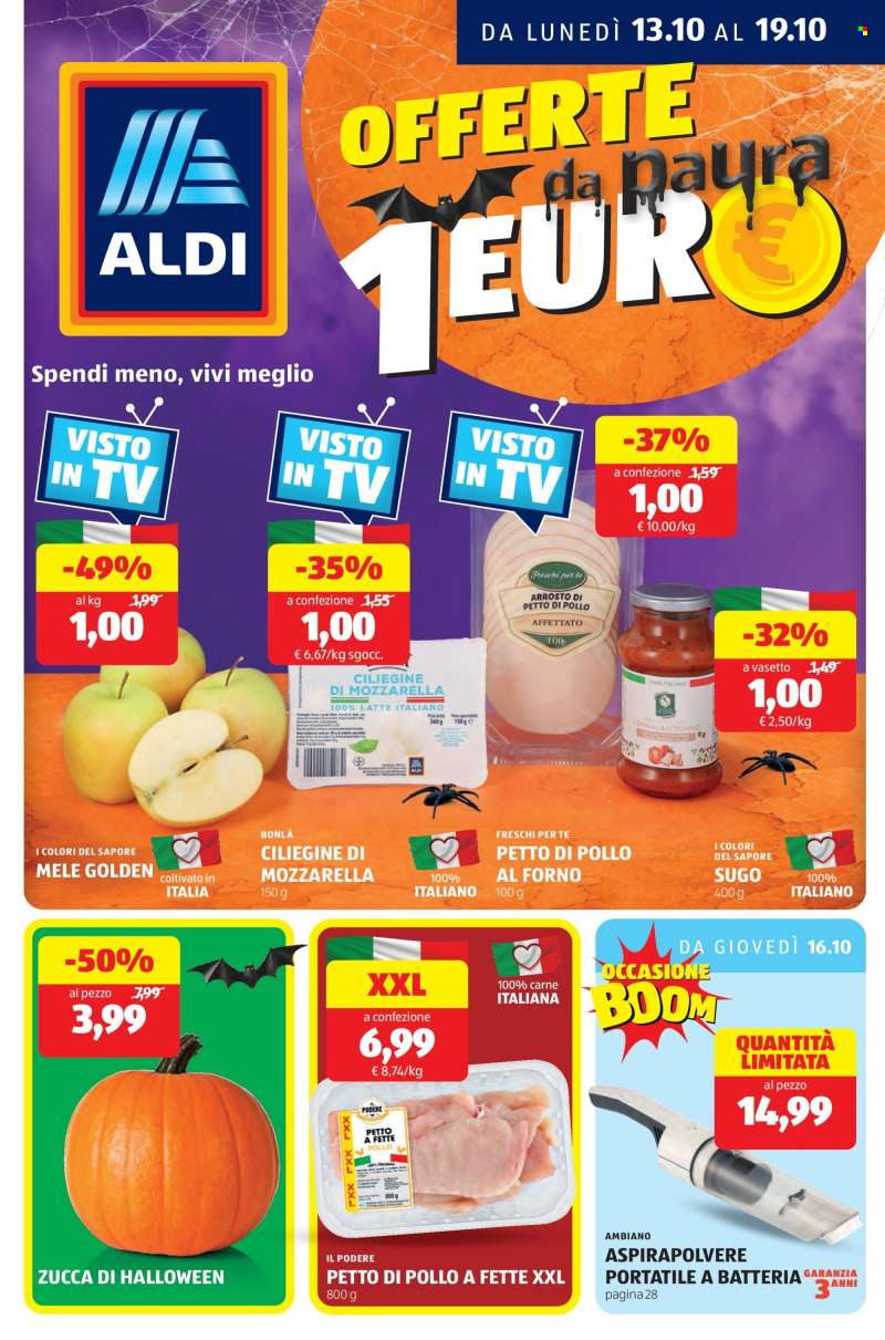 Volantino Aldi - 13/10/2025 - 19/10/2025.