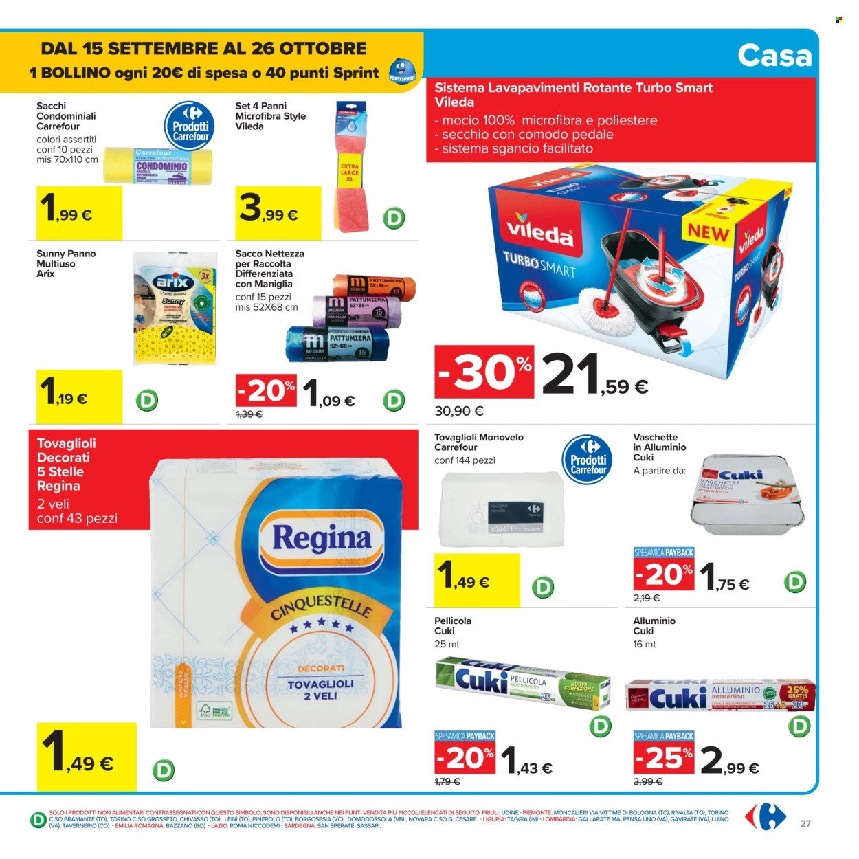 Volantino Carrefour - 10/10/2025 - 22/10/2025. Pagina 27
