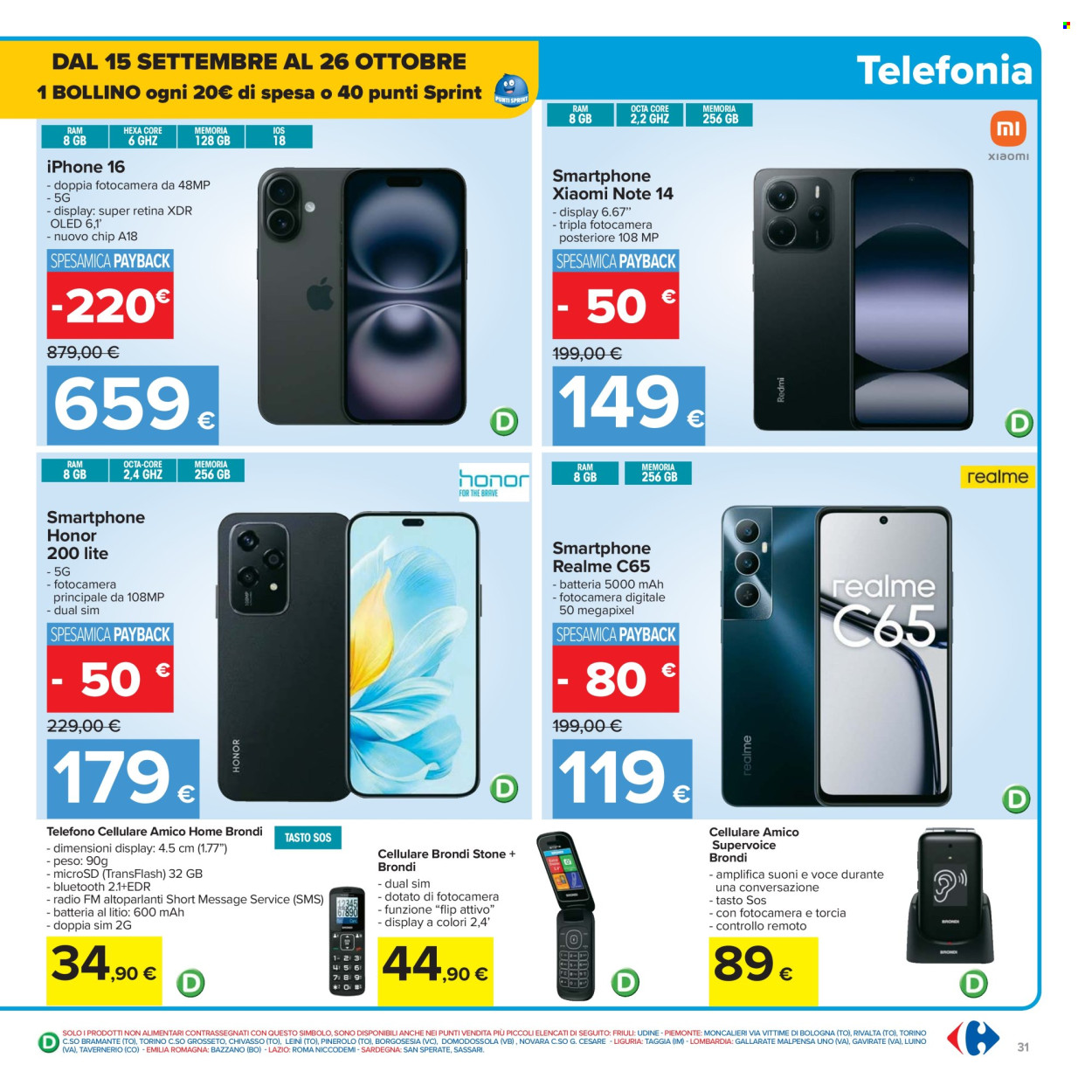 Volantino Carrefour - 10/10/2025 - 22/10/2025. Pagina 31