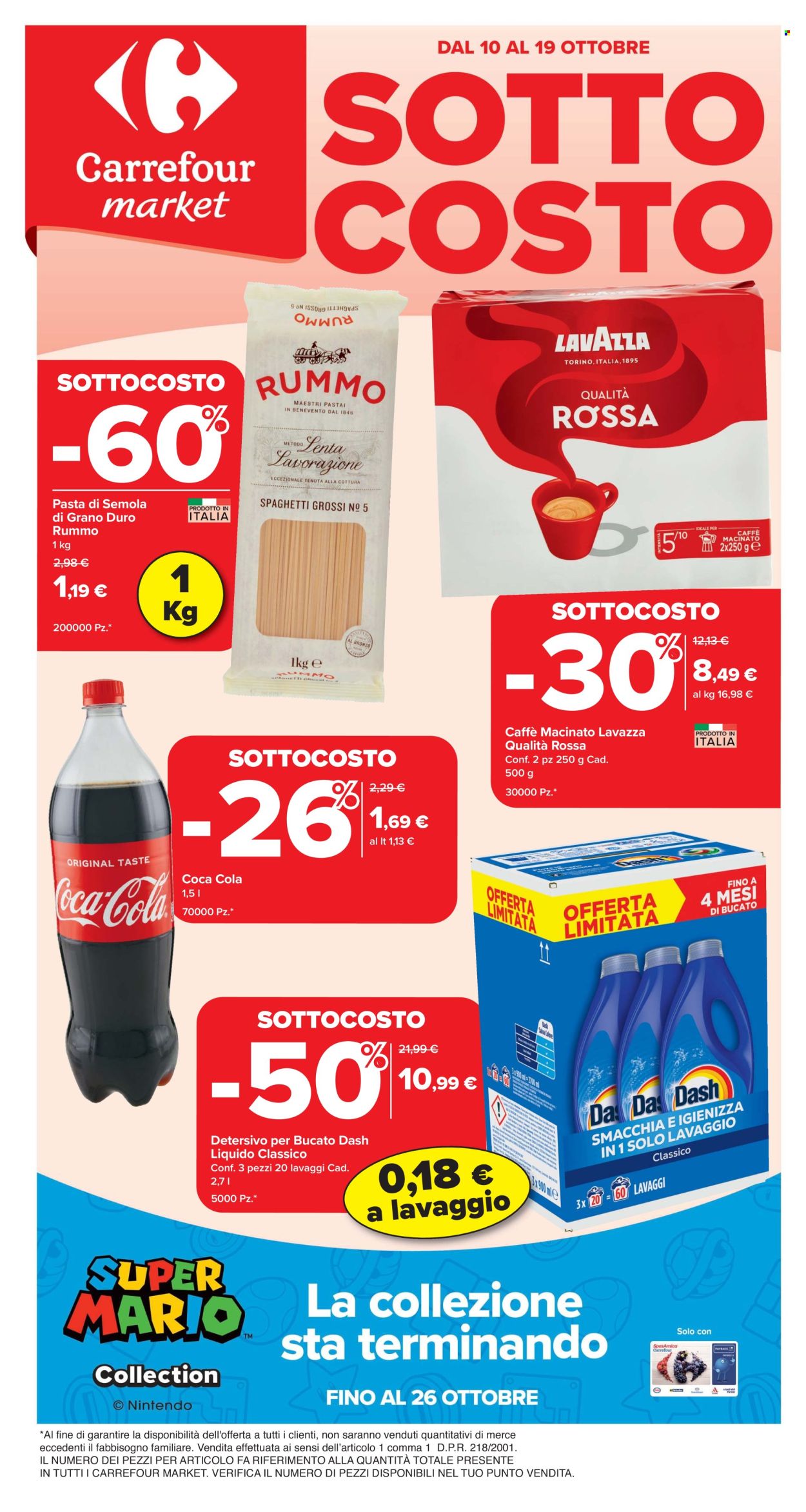Volantino Carrefour - 10/10/2025 - 19/10/2025. Pagina 1