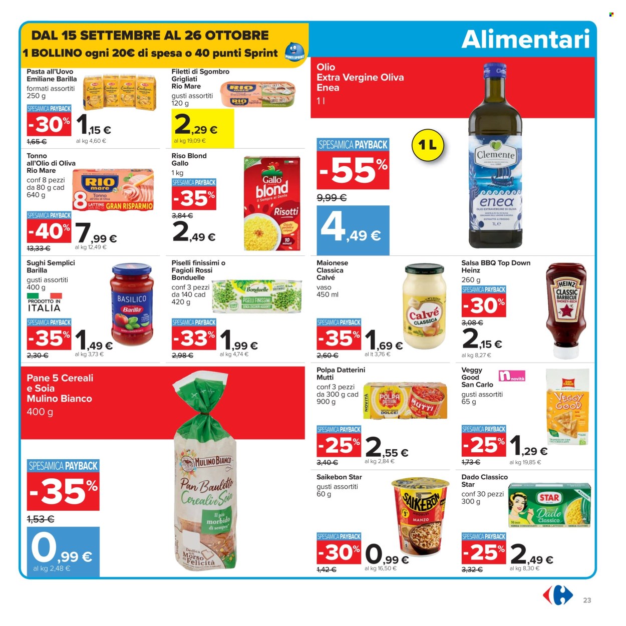 Volantino Carrefour - 10/10/2025 - 22/10/2025. Pagina 23
