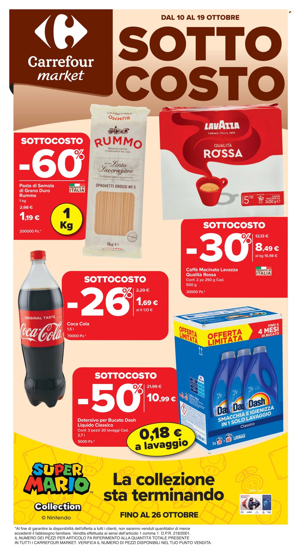 Volantino Carrefour - 10/10/2025 - 19/10/2025. Pagina 1