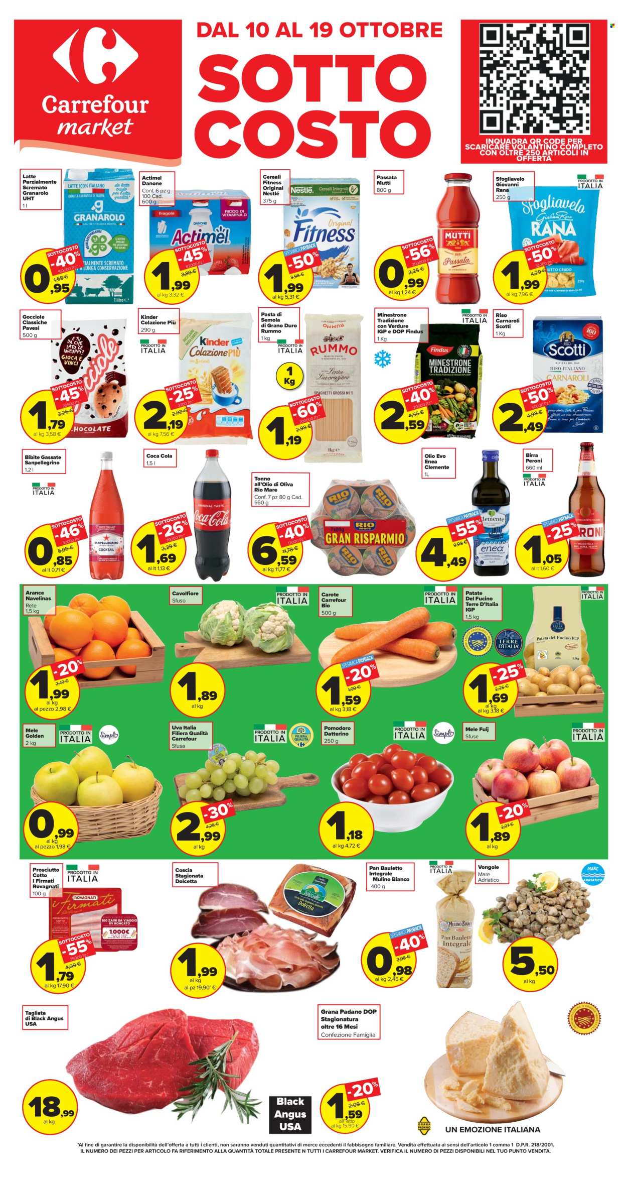 Volantino Carrefour - 10/10/2025 - 19/10/2025. Pagina 1