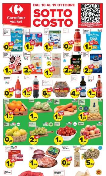 Volantino Carrefour - 10/10/2025 - 19/10/2025.