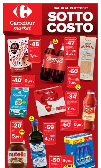 Volantino Carrefour - 10/10/2025 - 19/10/2025.