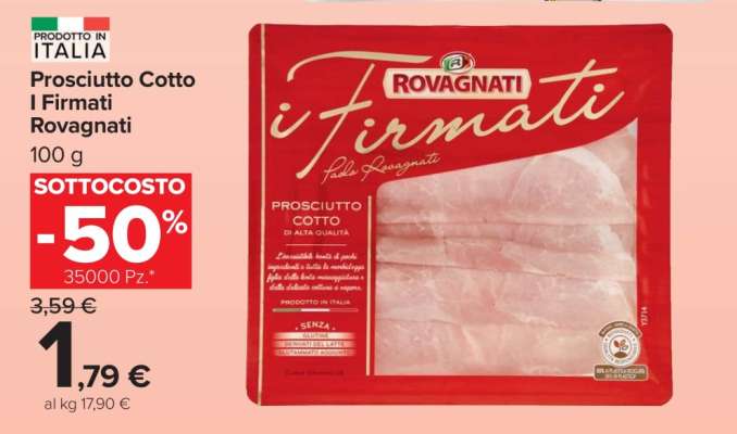 PROSCIUTTO COTTO I FIRMATI ROVAGNATI