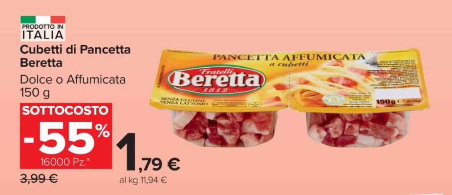 Cubetti di Pancetta Beretta