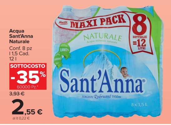 Acqua Sant'Anna Naturale