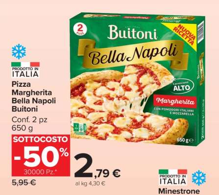 Pizza Margherita Bella Napoli Buitoni