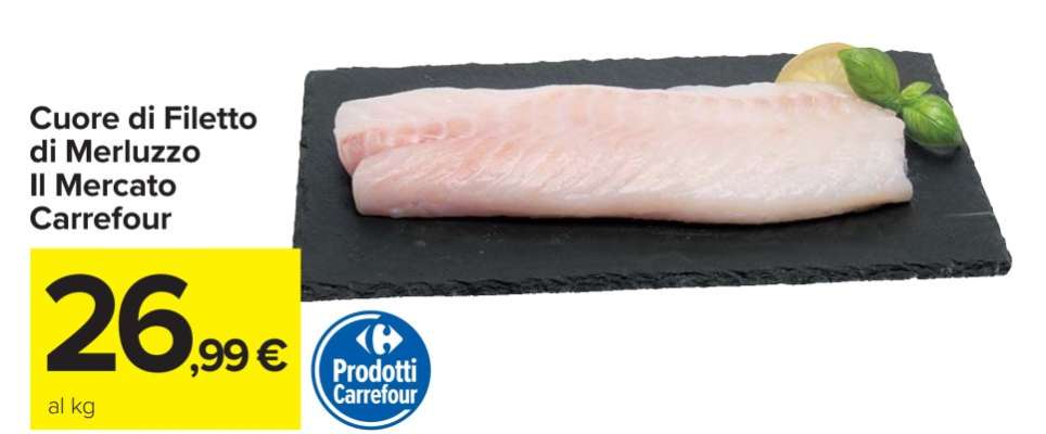 Cuore di Filetto di Merluzzo Il Mercato Carrefour