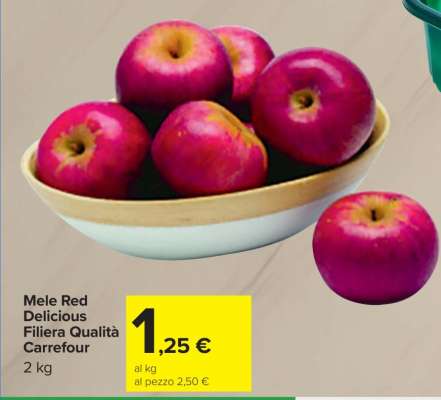 Mele Red Delicious Filiera Qualità Carrefour