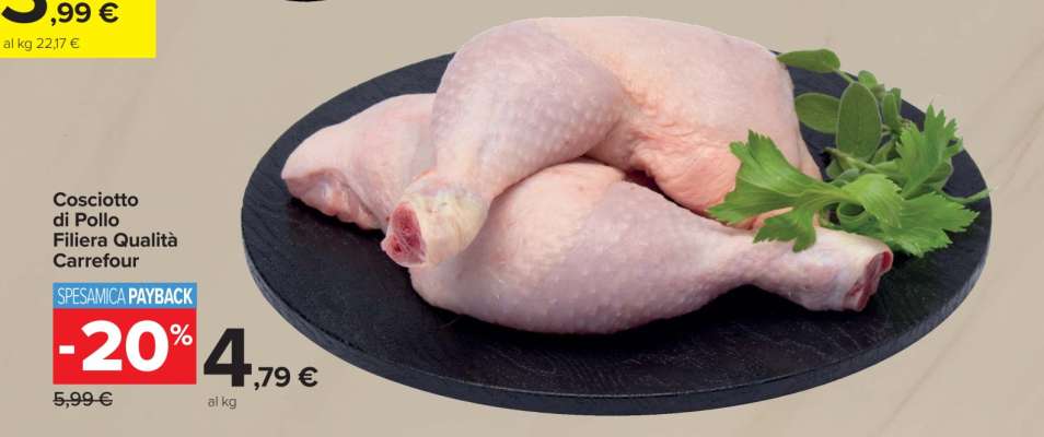 Cosciotto di Pollo Filiera Qualità Carrefour