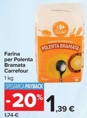 Farina per Polenta Bramata Carrefour
