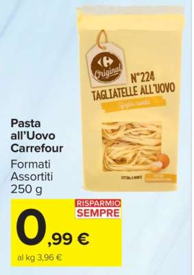 Pasta all’Uovo Carrefour
