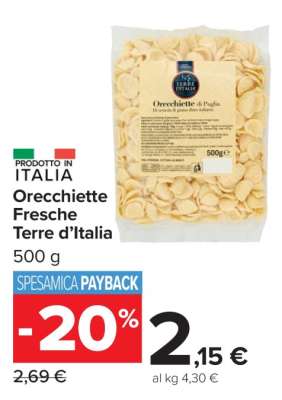 Orecchiette Fresche Terre d’Italia