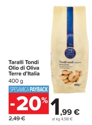 Taralli Tondi Olio di Oliva Terre d’Italia
