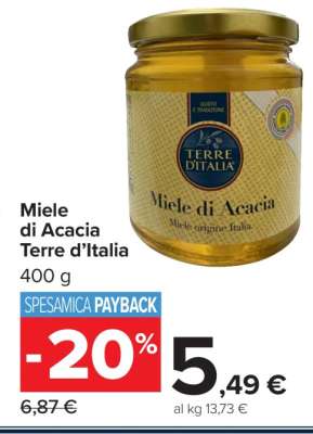 Miele di Acacia Terre d’Italia