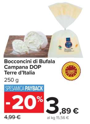 Bocconcini di Bufala Campana DOP Terre d’Italia