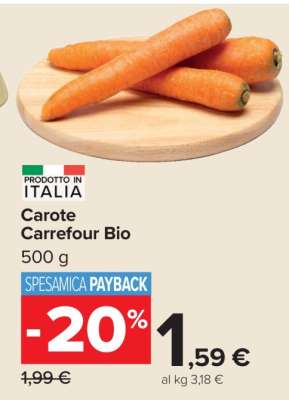 Carote Carrefour BIO