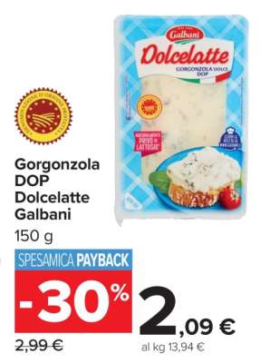 Gorgonzola DOP Dolcelatte Galbani