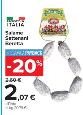 Salame Settenani Beretta