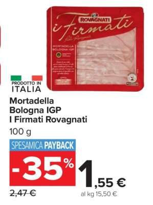 Mortadella Bologna IGP I Firmati Rovagnati