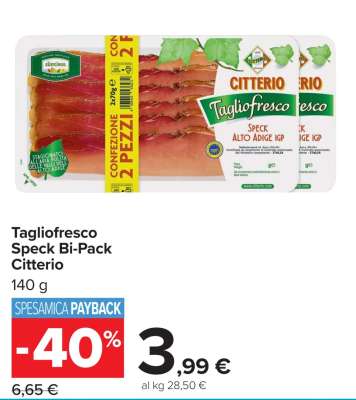 Tagliofresco Speck Bi-Pack Citterio