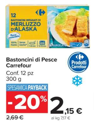 Bastoncini di Pesce Carrefour