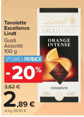 Tavolette Excellence Lindt
