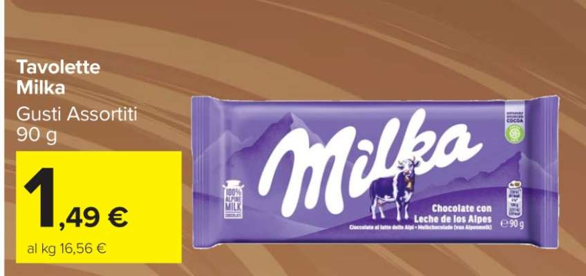 Tavolette Milka