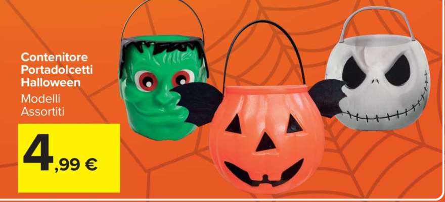 Contenitore Portadolcetti Halloween