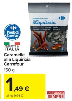 Caramelle alla Liquirizia Carrefour