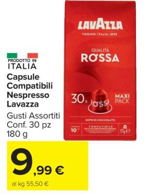 Capsule Compatibili Nespresso Lavazza