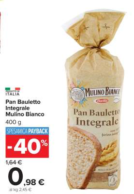 Pan Bauletto Integrale Mulino Bianco