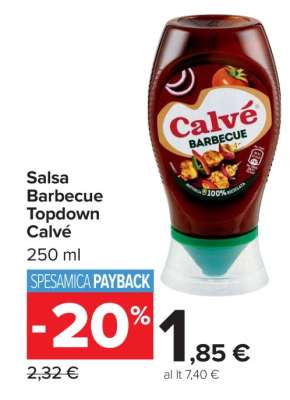 Salsa Barbecue Topdown Calvé
