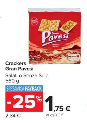 CRACKERS GRAN PAVESI