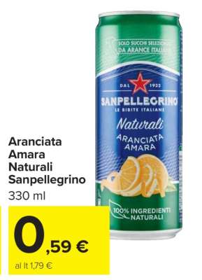 Aranciata Amara Naturali Sanpellegrino