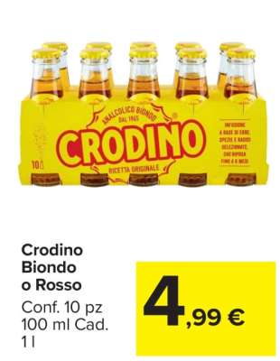 Crodino Biondo o Rosso