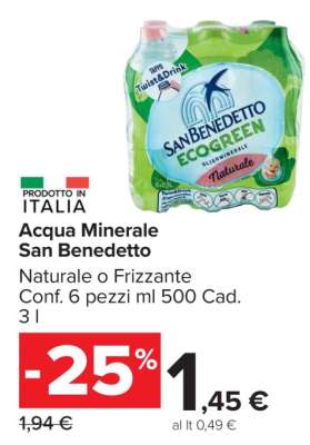 Acqua Minerale San Benedetto