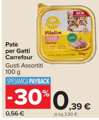 Patè per Gatti Carrefour