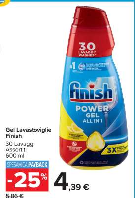 Gel Lavastoviglie Finish
