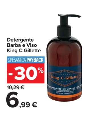 Detergente Barba e Viso King C Gillette