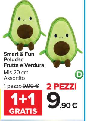 Smart & Fun Peluche Frutta e Verdura