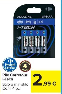 Pile Carrefour I-Tech