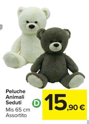 Peluche Animali Seduti