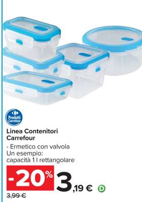 Linea Contenitori Carrefour